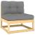 Set mobilier de grădină, 7 piese, cu perne, lemn masiv de pin GartenMobel Dekor