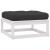 Set mobilier de grădină cu perne, 4 piese, lemn masiv de pin GartenMobel Dekor
