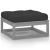 Set mobilier grădină cu perne, 6 piese, gri, lemn masiv de pin GartenMobel Dekor