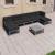Set mobilier grădină cu perne, 8 piese, lemn masiv de pin GartenMobel Dekor