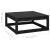 Set mobilier grădină cu perne, 7 piese, negru, lemn masiv pin GartenMobel Dekor