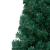 Jumătate brad Crăciun pre-iluminat cu set globuri verde 150 cm GartenMobel Dekor
