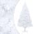 Brad Crăciun artificial pre-iluminat set globuri alb 120 cm PVC GartenMobel Dekor