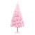 Brad Crăciun pre-iluminat cu set globuri, roz, 120 cm, PVC GartenMobel Dekor