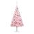 Brad Crăciun pre-iluminat cu set globuri, roz, 240 cm, PVC GartenMobel Dekor