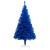 Brad Crăciun pre-iluminat cu set globuri, albastru, 210 cm, PVC GartenMobel Dekor