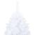 Brad Crăciun pre-iluminat artificial set globuri alb 180 cm PVC GartenMobel Dekor