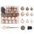 Brad Crăciun pre-iluminat artificial set globuri alb 210 cm PVC GartenMobel Dekor