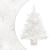 Brad Crăciun pre-iluminat artificial, set globuri, alb, 65 cm GartenMobel Dekor