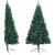 Brad Crăciun artificial pre-iluminat set globuri verde 120 cm GartenMobel Dekor