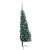 Brad Crăciun artificial pre-iluminat set globuri verde 120 cm GartenMobel Dekor