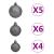 Brad Crăciun pre-iluminat cu set globuri, roz, 150 cm, PVC GartenMobel Dekor