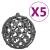 Brad Crăciun pre-iluminat cu set globuri, roz, 150 cm, PVC GartenMobel Dekor