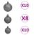 Brad Crăciun pre-iluminat cu set globuri, roz, 240 cm, PVC GartenMobel Dekor