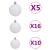 Brad Crăciun pre-iluminat cu set globuri, roz, 240 cm, PVC GartenMobel Dekor