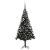 Brad Crăciun pre-iluminat cu set globuri, negru, 240 cm, PVC GartenMobel Dekor
