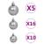 Brad de Crăciun pre-iluminat cu set globuri, verde, 210 cm, PVC GartenMobel Dekor