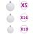 Brad de Crăciun pre-iluminat cu set globuri, verde, 210 cm, PVC GartenMobel Dekor