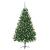Brad Crăciun pre-iluminat artificial set globuri, verde, 210 cm GartenMobel Dekor