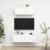 Set dulapuri TV, 2 piese, alb, lemn prelucrat GartenMobel Dekor