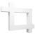 Set dulapuri TV, 9 piese, alb, lemn prelucrat GartenMobel Dekor