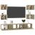 Set de dulapuri TV, 6 piese, stejar sonoma, lemn prelucrat GartenMobel Dekor
