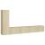 Set de dulapuri TV, 3 piese, stejar sonoma, lemn prelucrat GartenMobel Dekor