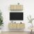 Set dulapuri TV, 2 piese, stejar sonoma, lemn prelucrat GartenMobel Dekor