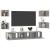 Set de dulapuri TV, 7 piese, gri beton, lemn prelucrat GartenMobel Dekor