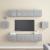 Set de dulapuri TV, 6 piese, gri beton, lemn prelucrat GartenMobel Dekor