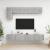 Set de dulapuri TV, 5 piese, gri beton, lemn prelucrat GartenMobel Dekor