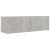 Set de dulapuri TV, 2 piese, gri beton, lemn prelucrat GartenMobel Dekor