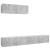 Set de dulapuri TV, 3 piese, gri beton, lemn prelucrat GartenMobel Dekor