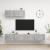 Set de dulapuri TV, 3 piese, gri beton, lemn prelucrat GartenMobel Dekor