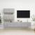 Set de dulapuri TV, 4 piese, gri beton, lemn prelucrat GartenMobel Dekor