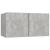 Set de dulapuri TV, 6 piese, gri beton, lemn prelucrat GartenMobel Dekor