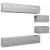 Set de dulapuri TV, 6 piese, gri beton, lemn prelucrat GartenMobel Dekor