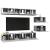Set de dulapuri TV, 8 piese, gri beton, lemn prelucrat GartenMobel Dekor