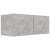 Set de dulapuri TV, 4 piese, gri beton, lemn prelucrat GartenMobel Dekor