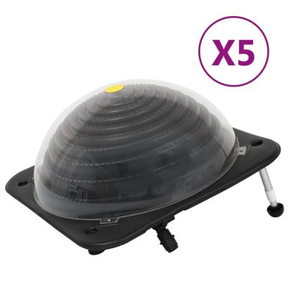 Încălzitor solar de piscină 5 buc. 75x75x36cm HDPE aluminiu GartenMobel Dekor