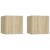 Noptiere, 2 buc., stejar Sonoma, 30,5x30x30cm, lemn prelucrat GartenMobel Dekor
