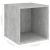Set de dulapuri TV, 4 piese, gri beton, lemn prelucrat GartenMobel Dekor