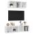 Set de dulapuri TV, 2 piese, alb, lemn prelucrat GartenMobel Dekor