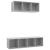 Set de dulapuri TV, 2 piese, gri beton, lemn prelucrat GartenMobel Dekor
