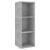 Set de dulapuri TV, 2 piese, gri beton, lemn prelucrat GartenMobel Dekor