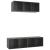 Set de dulapuri TV, 2 piese, gri extralucios, lemn prelucrat GartenMobel Dekor