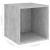 Set de dulapuri TV, 2 piese, gri beton, lemn prelucrat GartenMobel Dekor