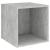 Set de dulapuri TV, 2 piese, gri beton, lemn prelucrat GartenMobel Dekor