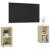 Dulapuri TV 2 buc., stejar Sonoma,72x35x36,5 cm, lemn prelucrat GartenMobel Dekor