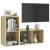 Dulapuri TV 2 buc., stejar Sonoma,72x35x36,5 cm, lemn prelucrat GartenMobel Dekor